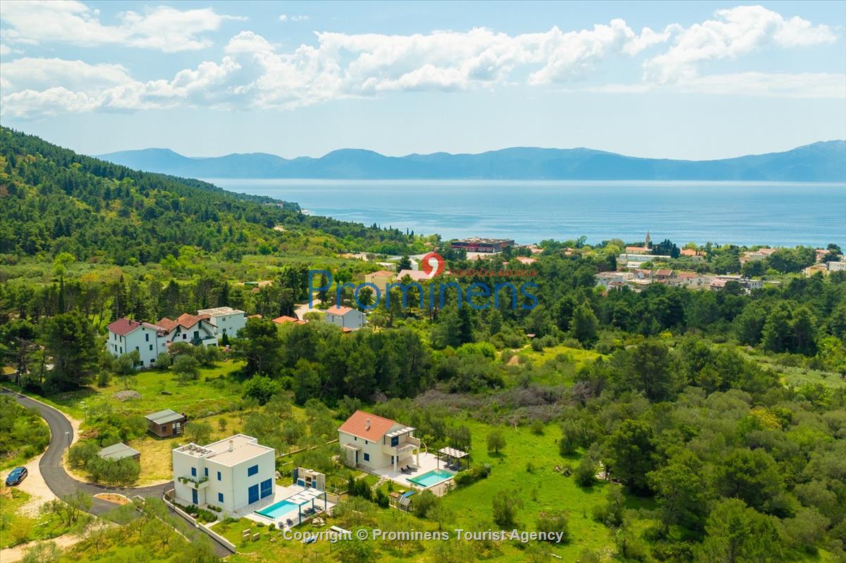 Modernes Ferienhaus Blue Stone mit beheiztem Pool in Zaostrog  Makarska Riviera,  Familienurlaub in Kroatien