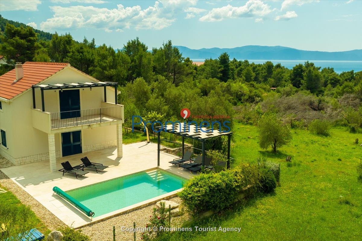 Modernes Ferienhaus Blue Stone mit beheiztem Pool in Zaostrog  Makarska Riviera,  Familienurlaub in Kroatien
